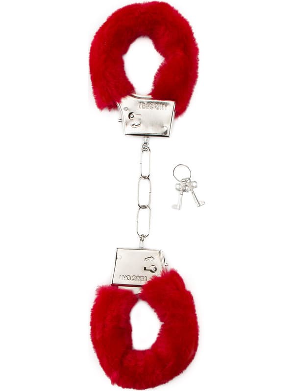 Shots Toys: Furry Handcuffs Röd