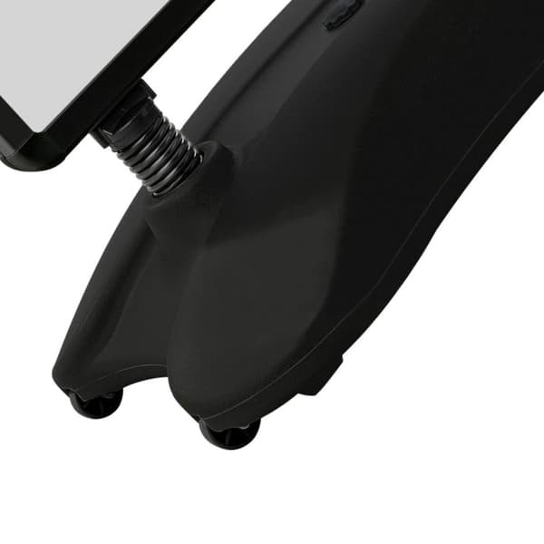 vidaXL plakatstativ A1 med fod aluminiumslegering sort
