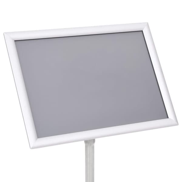 vidaXL Skyltställ A3 silver aluminiumlegering