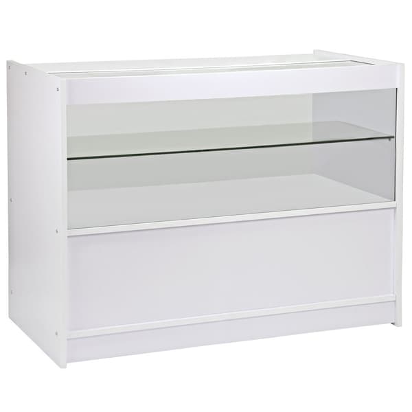 C1200 Butiksskranke - Hvid | Modulopbygget Skranke Display-Enhed Receptionskranke Butiksskranke Butiksskranke