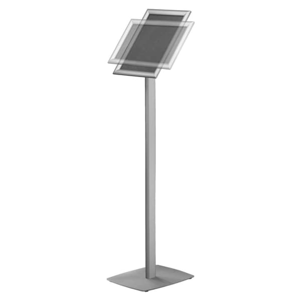 Europel Plakatstativ med A4-plakatramme 25 mm aluminium
