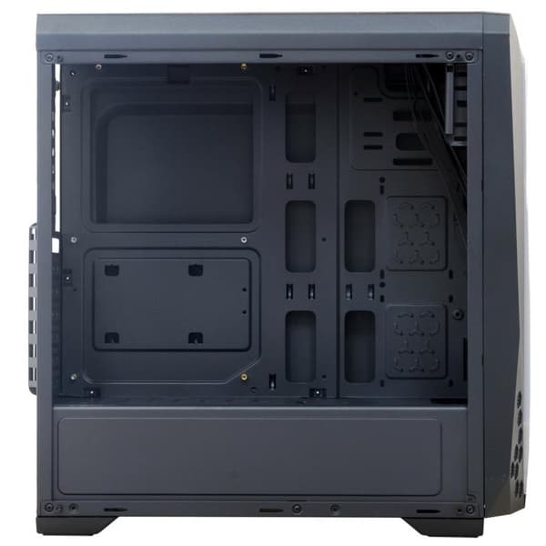 CARCASA  SPACER - gaming, Middle Tower, ATX, "FLASH", fara sursa, sticla securizata, USB 2.0 x 2, USB 3.0 x 1, PSU shroud, black "SPCS-GC-FLASH"