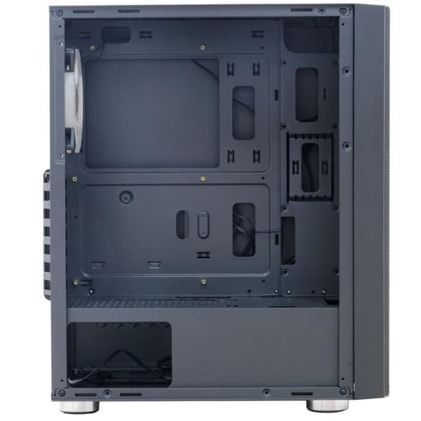 CARCASA SPACER - gaming, Middle Tower, ATX, "RAINBOW", fara sursa, sticla securizata, 4 x fan, USB 2.0 x 2, USB 3.0 x 1, HD-Audio, mesh, fan controlle