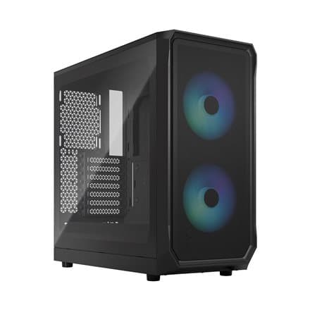 Fractal Design | Focus 2 | Side window | RGB Black TG Clear Tint | Midi Tower | Power supply included No | ATX Svart