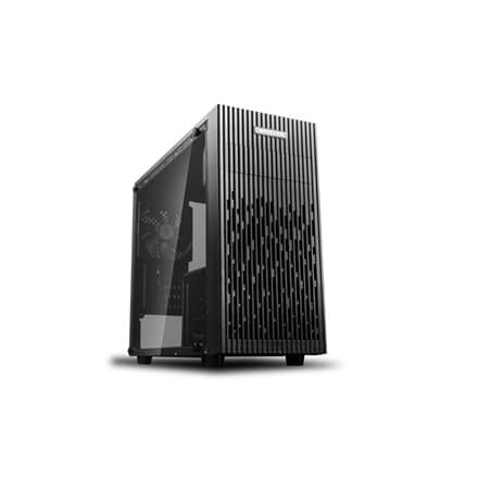 DeepCool MATREXX 30, Mini Tower, Mini-ITX/Micro-ATX, 1x USB2.0, 1x USB3.0, 1x Audio, 1x Mic, 1x120mm Pre-Installed Black Fan, Tempered Glass, Mesh Pan