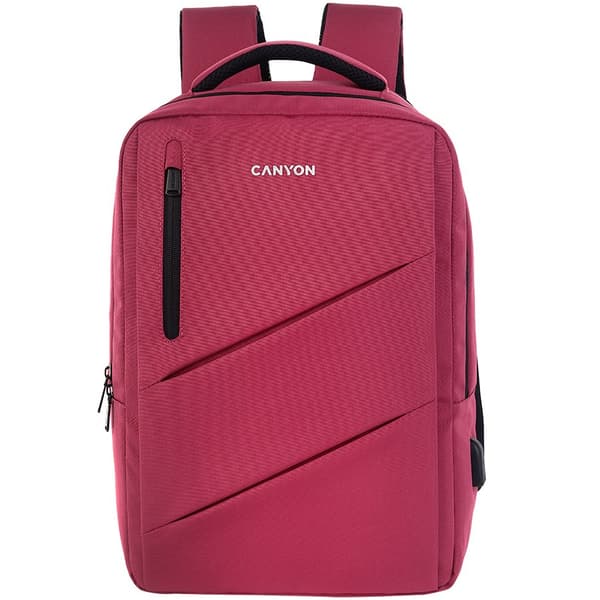 CANYON backpack BPE-5 Urban USB 15.6'' Red