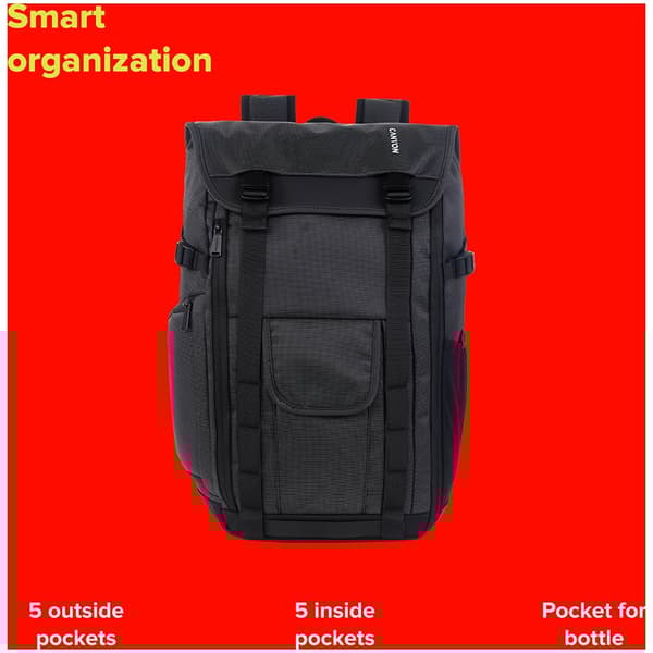 CANYON backpack BPA-5 Urban 15.6'' 15L Black