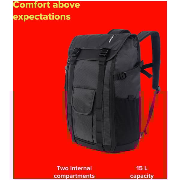 CANYON backpack BPA-5 Urban 15.6'' 15L Black