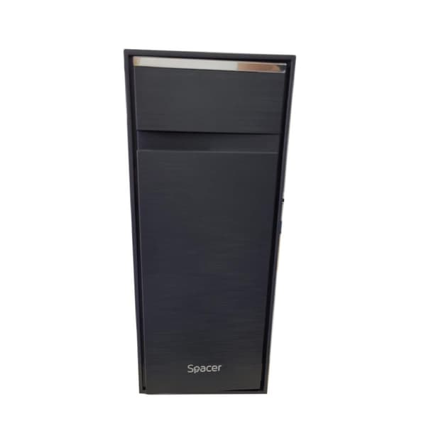 CARCASA SPACER - office, Middle Tower, ATX, fara sursa, 1 x fan, USB 2.0 x 2, USB 3.0 x 1, PSU shroud, black "SPCS-OC-TOP" (timbru verde 0.08 lei)