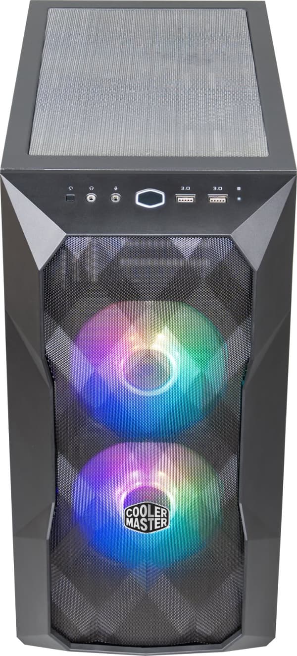 CARCASE Cooler Master TD300 Mesh, M-ATX,U3*2,ARGB Hub*1,Front PWM ARGB fan*2,Grey TG, "TD300-KGNN-S00" (timbru verde 0.19 lei)