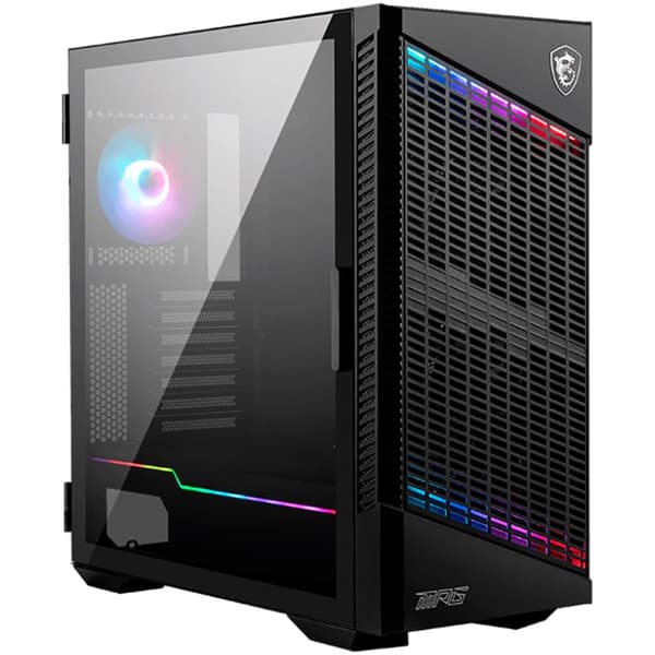 Obudowa MPG VELOX 100P AIRFLOW TEMPERED GLASS 2USB 3.1
