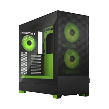 Fractal Design | Pop Air RGB | Side window | Green Core TG Clear Tint | ATX, mATX, Mini ITX | Power supply included No | ATX musta, Vihreä