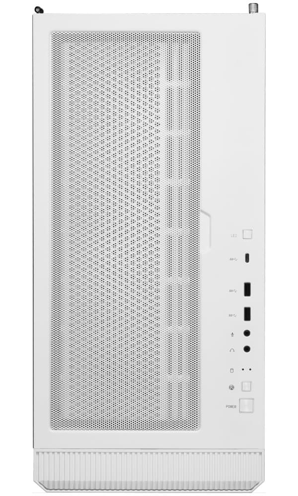 Case|MSI|MPG VELOX 100R WHITE|MidiTower|Case product features Transparent panel|Not included|Colour White|MPGVELOX100RWHITE