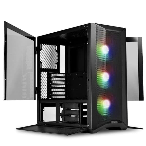 Lian Li Lancool II Mesh RGB Midi Tower Black, Transparent