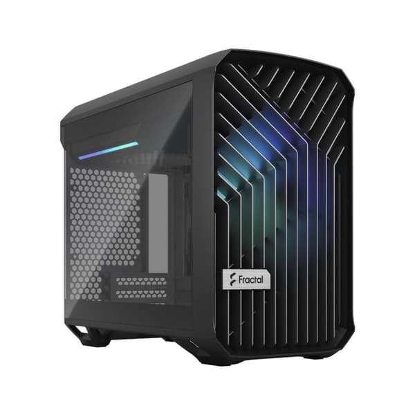 Obudowa Torrent Nano RGB Black TG Light tint Svart