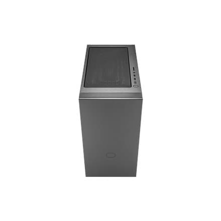 CARCASA Cooler Master, Mini Tower, mATX, "Silencio S400", fara sursa, sticla securizata, 2 x fan, USB 3.0 x 2, Jack 3.5mm x 1, card reader, mesh , "MC