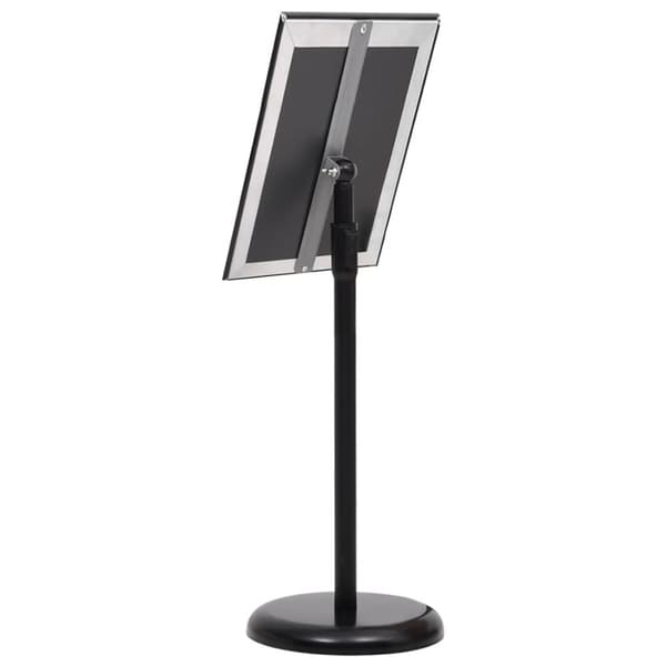 plakatstativ A3 aluminiumslegering sort