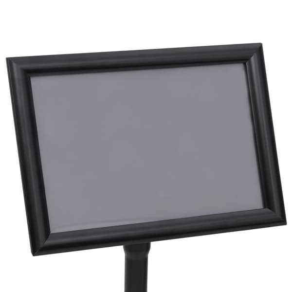 plakatstativ A3 aluminiumslegering sort