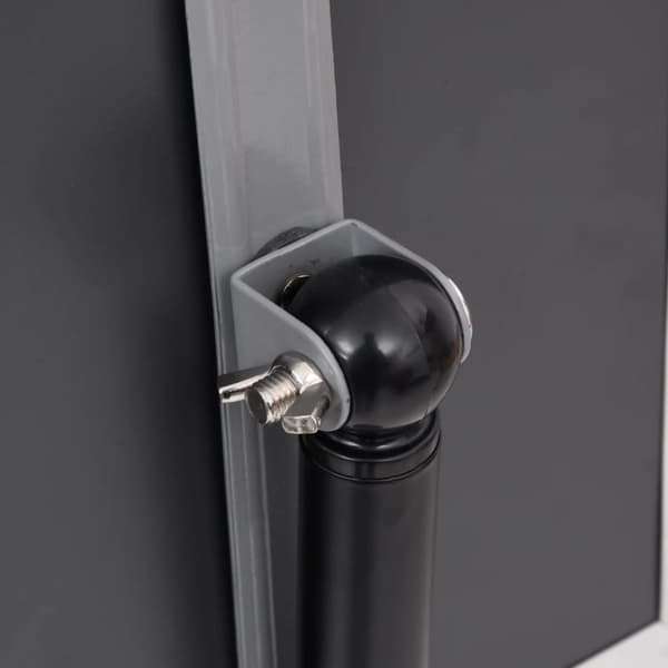 plakatstativ A3 aluminiumslegering sort
