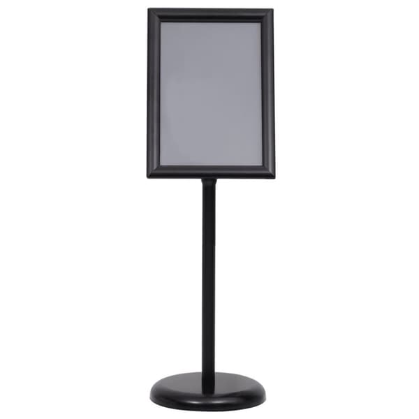 plakatstativ A3 aluminiumslegering sort