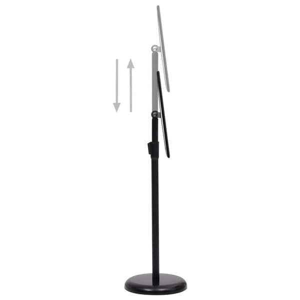 plakatstativ A4 aluminiumslegering sort