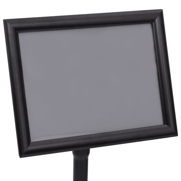 plakatstativ A4 aluminiumslegering sort