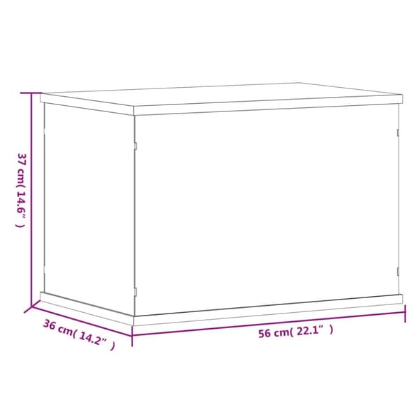 montre 56x36x37 cm akryl transparent