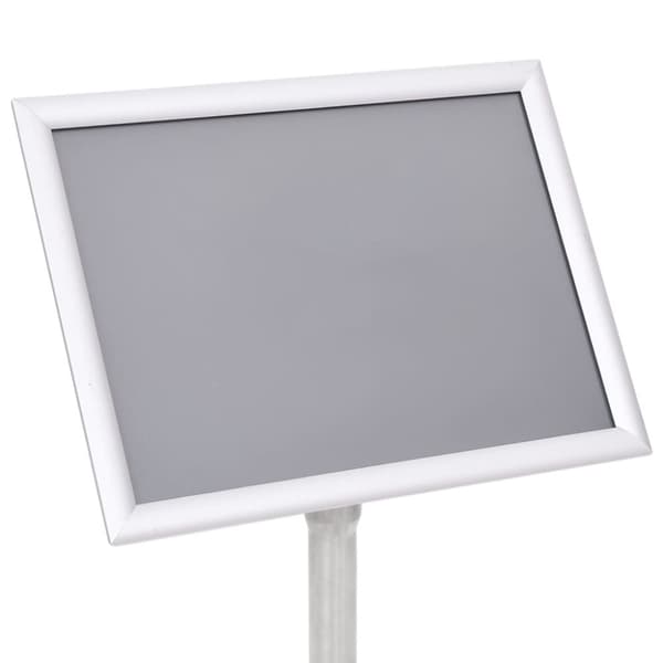 The Living Store plakatstativ A4 aluminiumslegering sølvfarvet -  Detaildisplaykasser