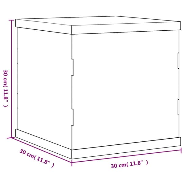 The Living Store montre 30x30x30 cm akryl transparent -  Detaildisplaykasser