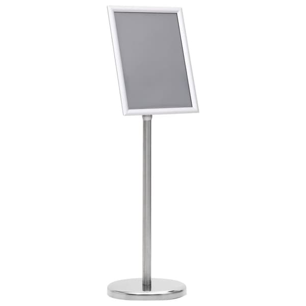 Skyltskåp för butik - Living Skyltställ A4 silver aluminiumlegering