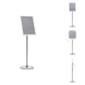 Miniatyrbild 1 av 11: Skyltskåp för butik - Living Skyltställ A4 silver aluminiumlegering