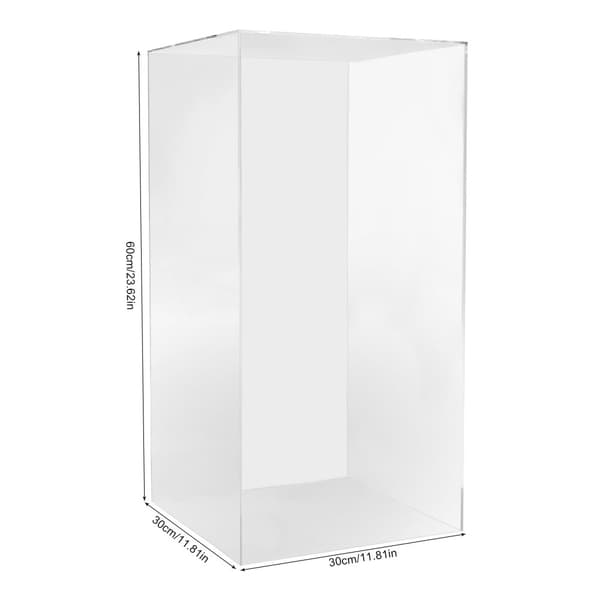 Acryl Display Case, Klar Design, Holdbart Materiale, Ideel til Blomsterdekorationer