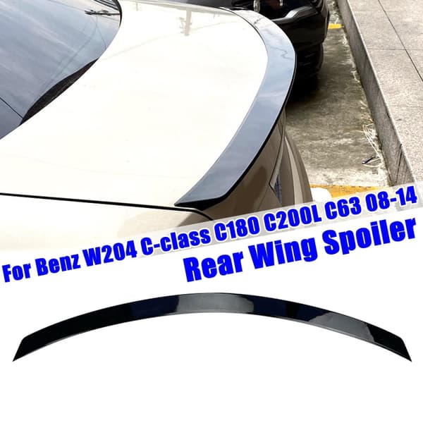 Bagvingespoiler til Benz W204 C-klasse C180 C200L C63 2008-2014