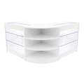 Pikkukuva 1 / 11: Set Shop Counters "APOLLO" | Black/White/Maple | 2xK + 1xLM60 | MDF and tempered glass | Shelves and sliding doors with locks | Easy assembly | Cashie