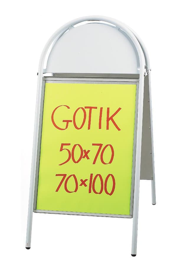 Gatuställ Gotik 50X70cm vit
