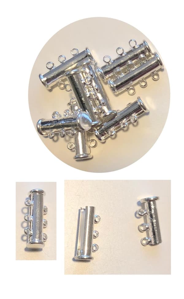 10 set magnetiska Smyckeslås breda modellen
