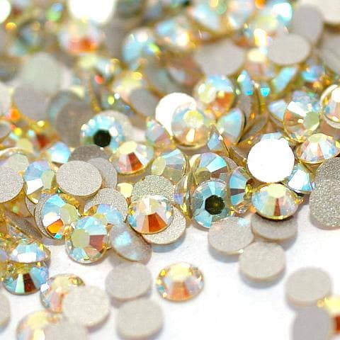 1400 mini glas rhinestones 3 mm sunshine