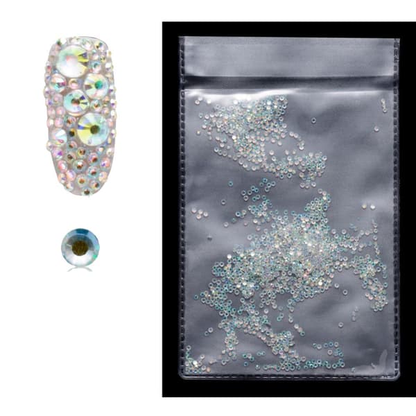 1400 glas rhinestones  strass stenar 1,5 mm clear
