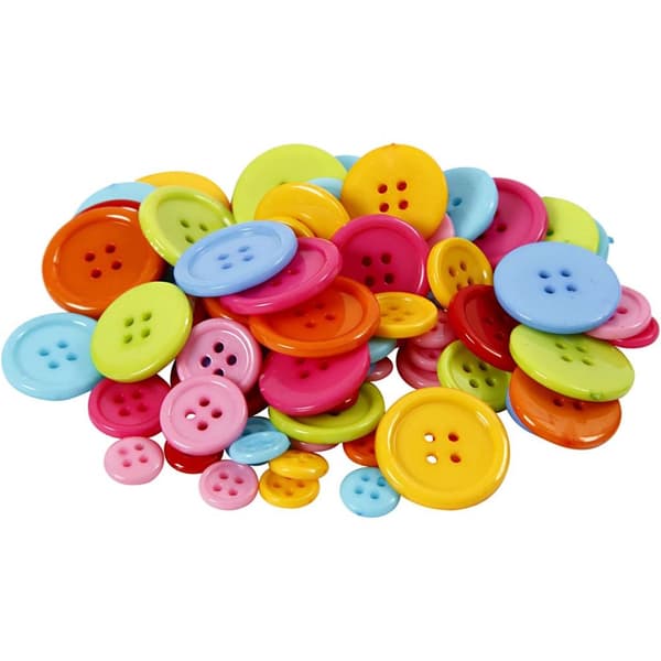Knappmix - dia. 10, 15, 20, 22 mm - 500g