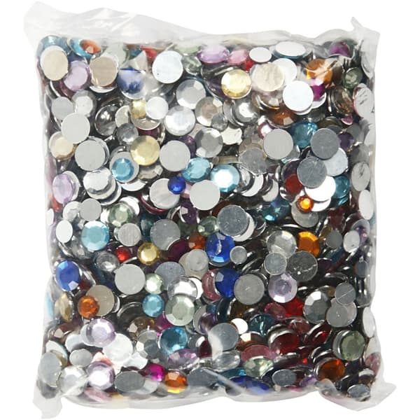 Rhinestones - dia. 6 + 9 + 12 mm - Runda - 3600 st