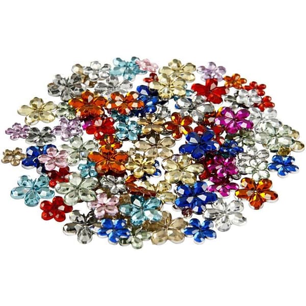 Rhinestones - 2500 st Mixade Blommor