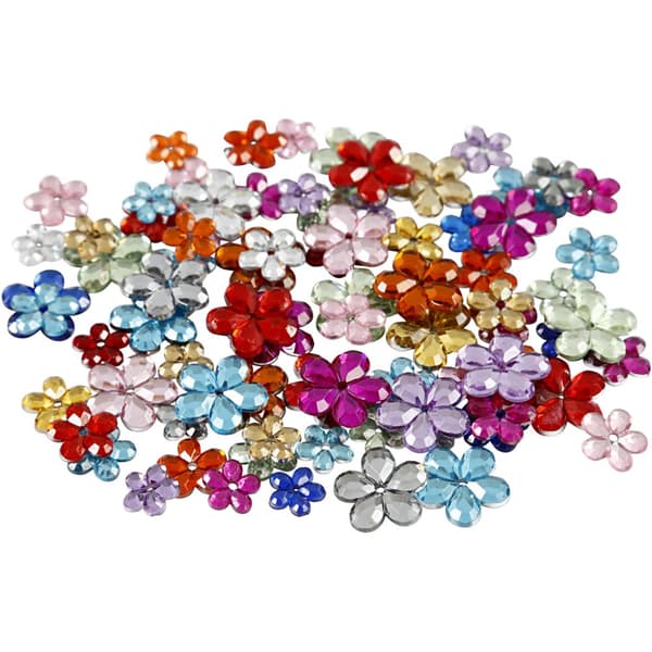 Rhinestones - 2500 st Mixade Blommor
