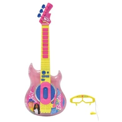 Lexibook Barbie elektronisk belysningsgitarr med mikrofon (K260BB)