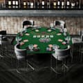 Pikkukuva 2 / 8: Pokeripöytäkansi, 48x48 tuumaa, vihreä