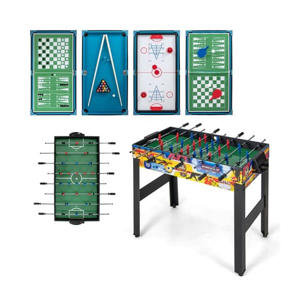 Spelbord Set, 122x105x90 cm, Flerfärgad