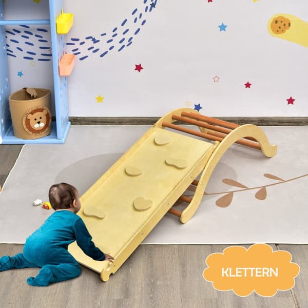 Kiipeilytikkaiden setti, 116x50x39 cm, luonnon sininen