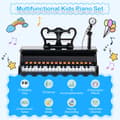 Miniatyrbillede 6 af 8: Børne Keyboard Klaver, 15.8"x8.9"x19.3", Sort