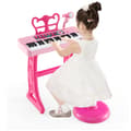 Miniatyrbillede 4 af 8: Børne klaver keyboard, 16,1"x9"x17,9", Pink