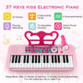 Miniatyrbillede 8 af 8: Børne klaver keyboard, 16,1"x9"x17,9", Pink