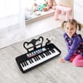 Miniatyrbillede 3 af 8: Børne klaver keyboard, 16,1"x9"x17,9", Sort